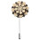 Bloem Broche Decoratieve Boutonniere Speld Pak 9