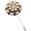 Bloem Broche Decoratieve Boutonniere Speld Pak 7