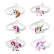25 Stuks Willekeurige PVC Unicoorn Siliconen Armbandjes