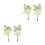 4 Boutonnières Kunstbloem Voor Bruiloft Corsages 5