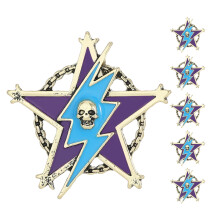 6St Metalen Ster Broche En Rugzak