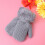 Winter Dubbele Handschoenen Lichtgrijs 1-4 10