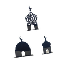 Artistic Acrylic Ornament Castle Shape Islamic Community-B