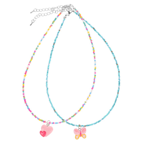 2 Unidades Collar De Con Colgante Y