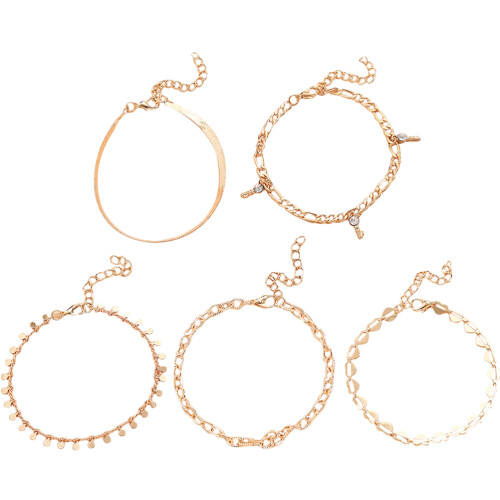 Women Anklet Aleación De Joyería De Pie 2