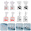 4 Paires De Boucles D'oreilles Pendantes Poisson Pour 10