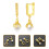 1 Paire De Boucles D'oreilles De Dragon Minimalistes 3