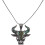 Lot Pendentif Style Punk Tête D'Animal Pour 2