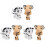 6 A Forma Animali Peluche Per Bambini 2
