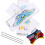 3 Set Segnalibri Ricamati Kit Per Ricamo A E Cucito 8