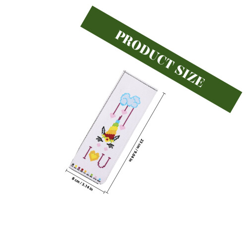 3 Set Segnalibri Ricamati Kit Per Ricamo A E Cucito 1