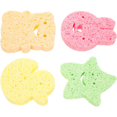 4 Pezzi Bagno Esfoliante Doccia Neonato