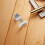 Raindrops Bath Screen Pulley Assorted Color 4pcs 1.4x1x1in 5