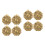 8 Trigram Hangers Messing Sleutel En 5