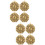 8 Trigram Hangers Messing Sleutel En 6