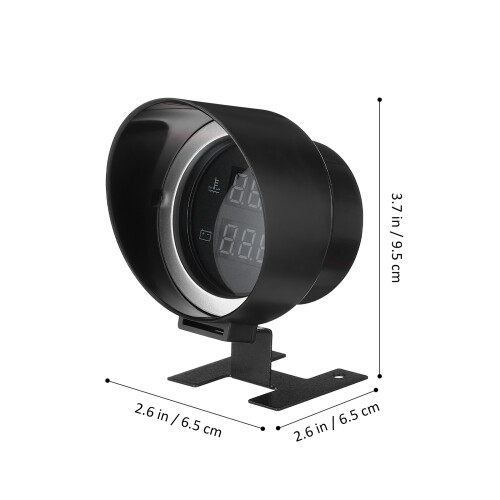 Car Water Temperature Gauge: Display Voltometro Installazione Compatta 1