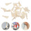 50 Pezzi Portachiavi Con Borchie Fai Da Te Per Progetti Diy 4