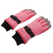 1Paar Outdoor Ski Handschoenen Kids Roze Waterafstotend Comfort