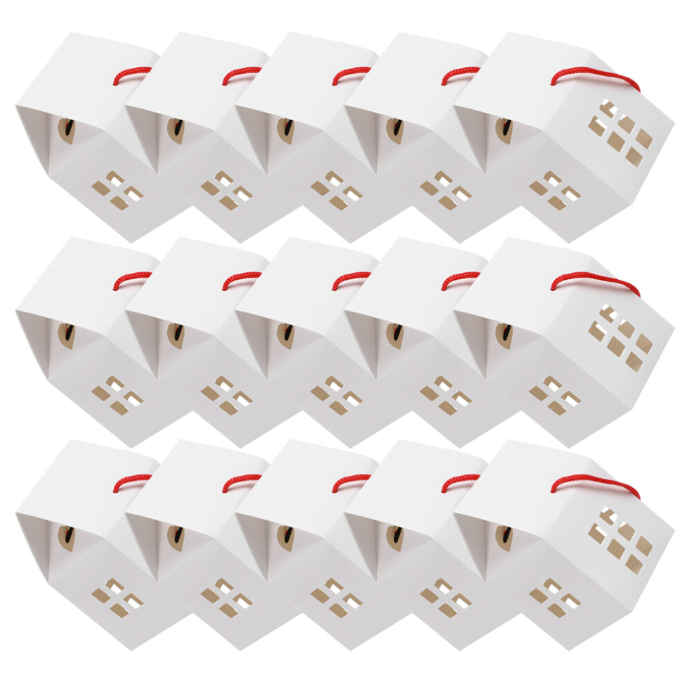 24 Sztuki WydrążOne Domki Na , Portfelowe Papierowe PudełKa-image