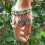 Pulseira E Tornozeleira Prata Com Design Retro 11