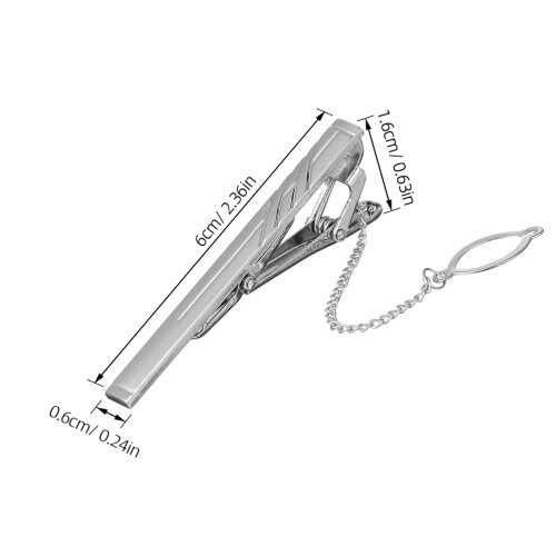 2Pcs -Clips Para Homem Fivela Metal 1