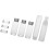 1Set Leakproof Transparent Refillable Spray Bottle Set for Perfume Use 1
