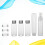 1Set Leakproof Transparent Refillable Spray Bottle Set for Perfume Use 2