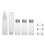 1Set Leakproof Transparent Refillable Spray Bottle Set for Perfume Use 5