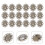 30 Unidades Base Broche Com E De Para DIY 9