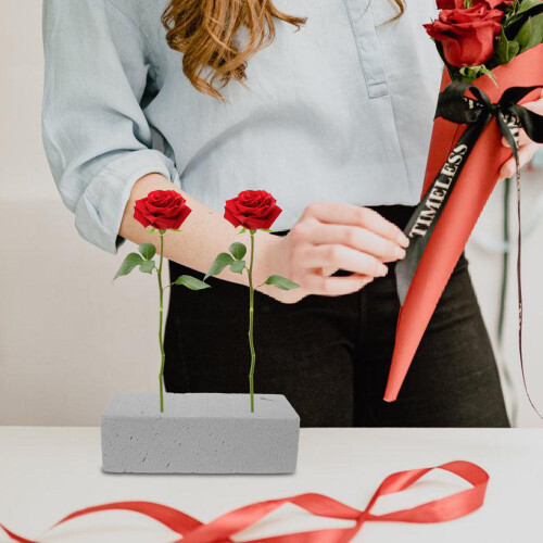 Bloco De Espuma Floral Molhada E Seca Para Artesanato Decoração 2
