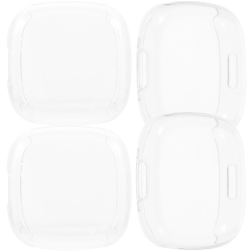 4Pcs Protetor De Relógio Transparente Para Fitbit Versa4/Sense2