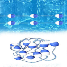 Pool Safety Rope Divider Floating Lane Line For Swimming Basins, Adjustable 33m Lane Marking For Water Parks & Clubs