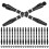 20Pcs Standard Skruvtråd Dartskäft Aluminium Legering Ringar 8