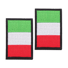 2St Italiensk Flagga Självhäftande Och Svart