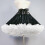 1 Lolita Interior Camadas Tutu (Preto, ) 7