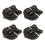 4 Pcs Lacquer Panel Lock Buckle Vintage Hook Furniture Accessory 3