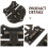 4 Pcs Lacquer Panel Lock Buckle Vintage Hook Furniture Accessory 6