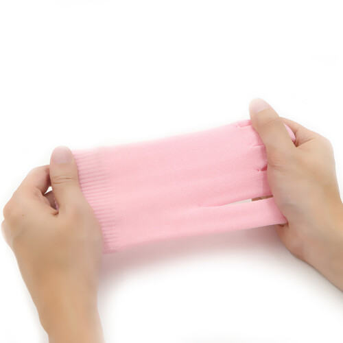 1 Par Gelskär Elasticitetsfiberhandskar För Hand Spa Utebruk 1