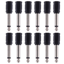 12Stk 6,35mm Zu 3,5mm Audio Adapter Für Kopfhörer