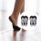 5Paren Comfortabele Zwarte Vrouwen Onzichtbare Boot Half 7