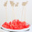100Pcs Julens Täcka Älg Fruktpinnar Cocktailpetar 5