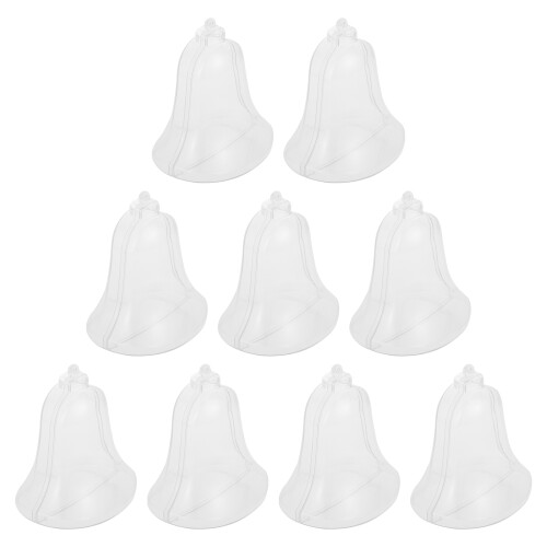 10Stk Durchsichtige Plastikbox Xmas Candy Halter Und
