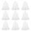 10Stk Durchsichtige Plastikbox Xmas Candy Halter Und 11
