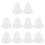 10Stk Durchsichtige Plastikbox Xmas Candy Halter Und 5