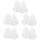 10Stk Durchsichtige Plastikbox Xmas Candy Halter Und 8