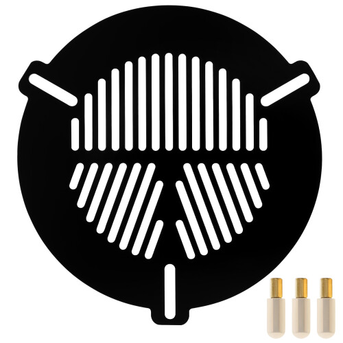 Telescope Accessory Mask Fishbone Plate Black 1 Set