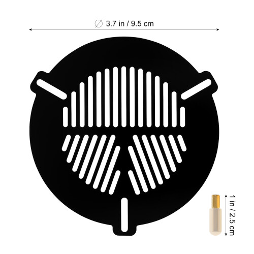 Telescope Accessory Mask Fishbone Plate Black 1 Set 1