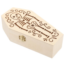 1Kleine Duurzame Pet Urn Hout Metaal Crematiebox