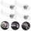 100 Pcs Bar Ljus Fästbrackets För 10 Mm LED Ströpljus 3