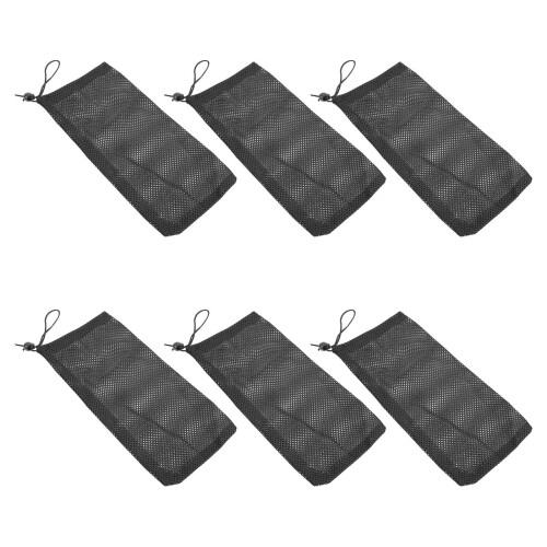 6Pcs Filterväskor Av Polyester För (Svart)